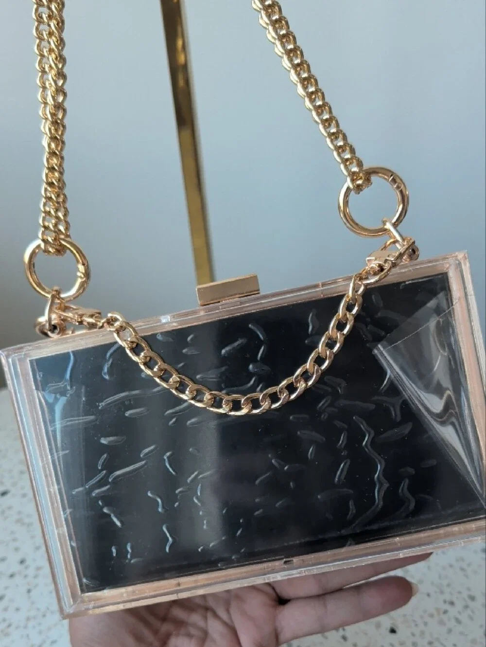 Upcycled YSL Gold Box Clutch & Luxury Gift Set